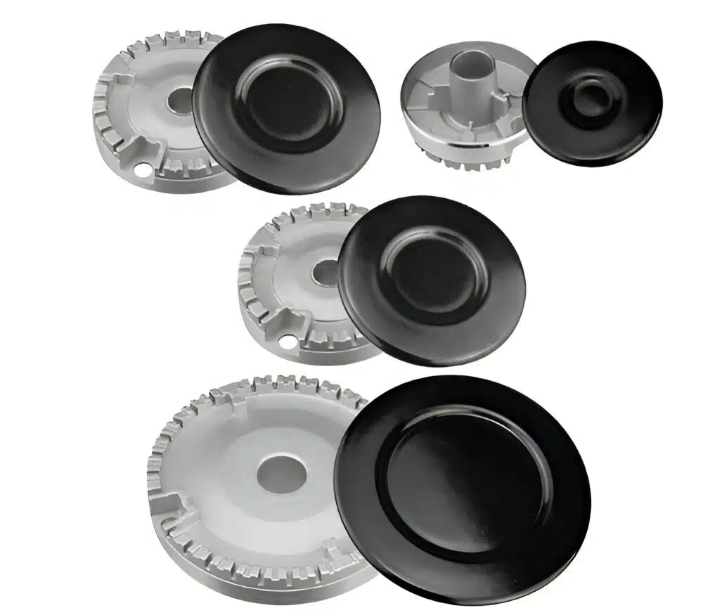 Set of 4 Gas Stove Burner Caps - Replacement Parts for Sri Lankan Kitchens